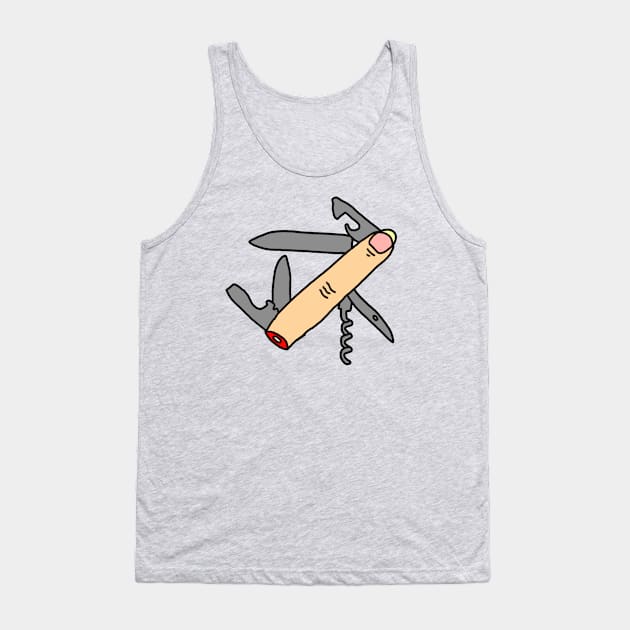 Swiss Army Hand (White Skin) Tank Top by SaviorOfTheEggs